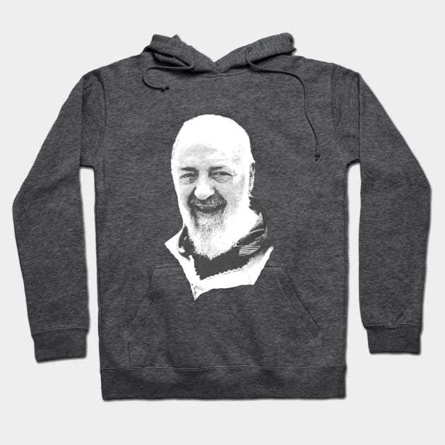 Padre Pio from Pietrelcina Hoodie by big_owl